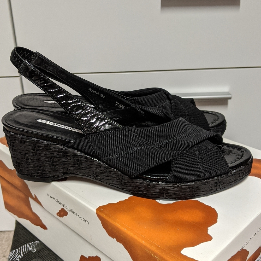 Donald J. Pliner Mesh Slingbacks